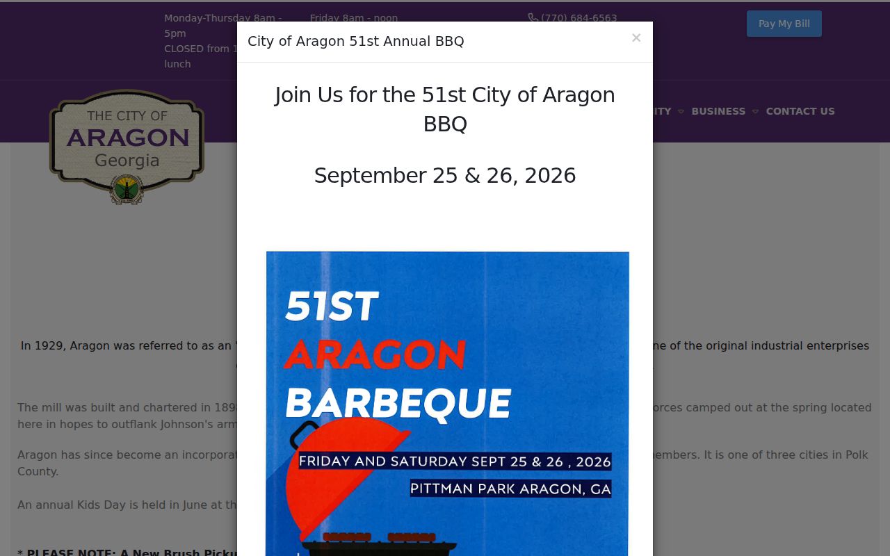 Aragon court docket city payment link