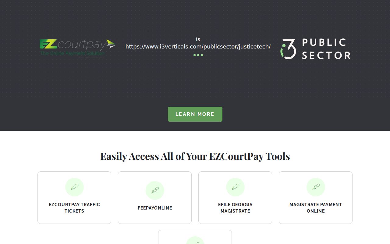 Aragon court docket CourtPayment landing page